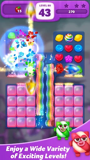 ดาวน์โหลด Lollipop: Sweet Taste Match 3 ล่าสุด – เกมเรียงลูกกวาดฟรี - Screenshot 30