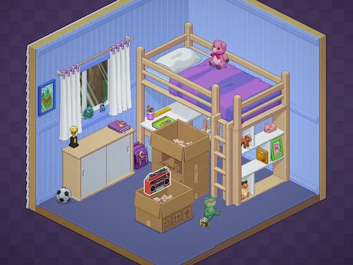 ดาวน์โหลดเกม Unpacking ล่าสุด – เกมปริศนาผ่อนคลาย เล่นฟรีบนมือถือ - Screenshot 8