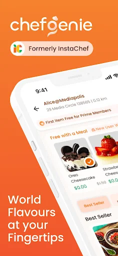 ดาวน์โหลด ChefGenie ล่าสุด – สั่งอาหารอร่อย รวดเร็ว ทันใจ ฟรี! - Screenshot 1